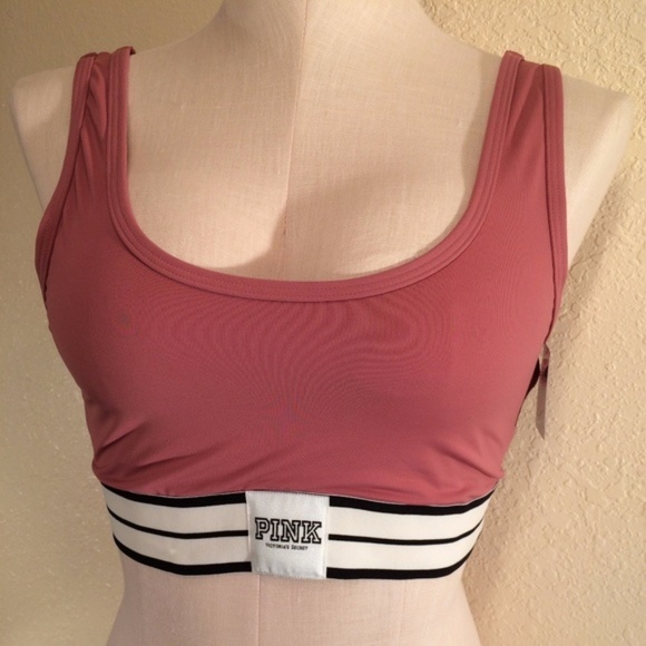NWT- VS PINK NATION UNLINED SPORTS BRA - Picture 3 of 7